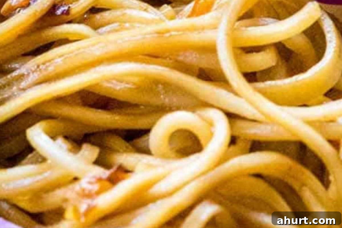 Savory Chicken Noodle Stir-Fry 10 Add noodles and the sauce; toss for about 1 minute until the sauce thickens and coats.