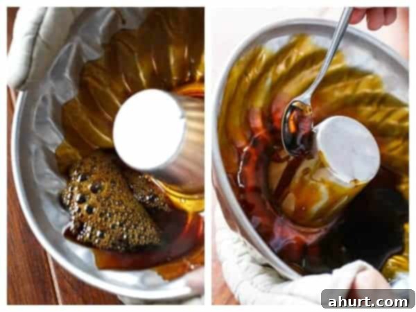 Collage on making of Orange Creme Caramel