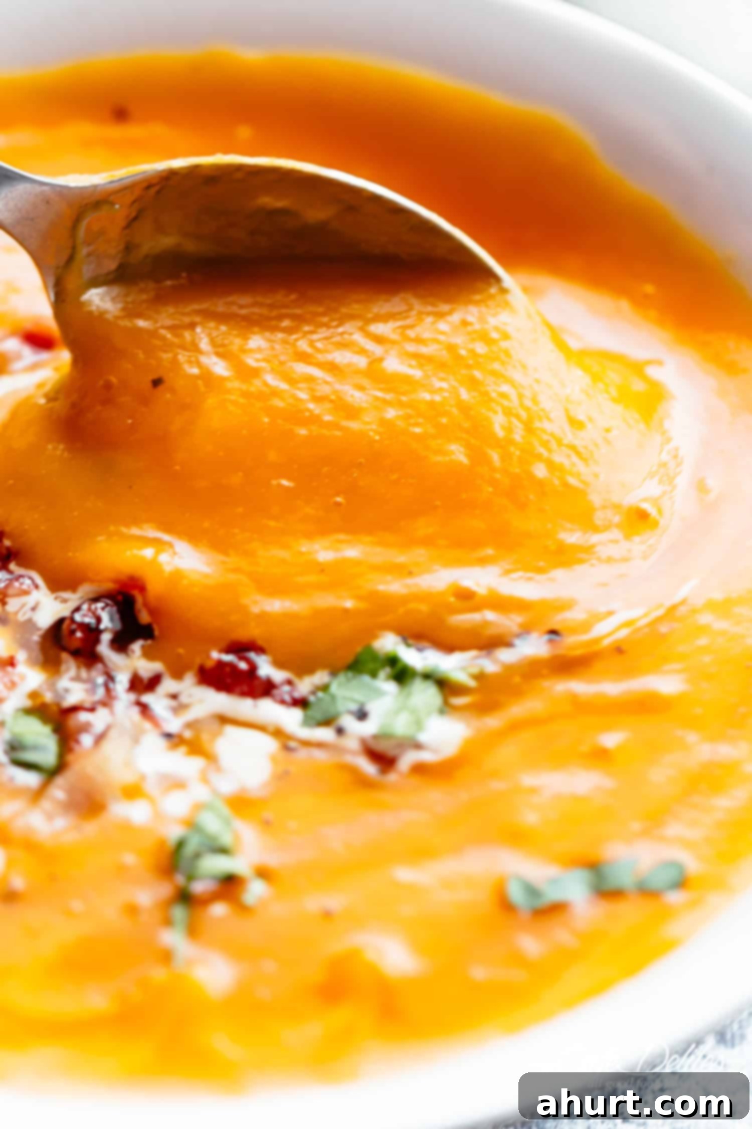 Silky Butternut Elixir 3 Zoom in image of Naturally thick and creamy, Butternut Squash Soup