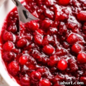 The Ultimate Cranberry Sauce 11 Cranberry Sauce in a bowl