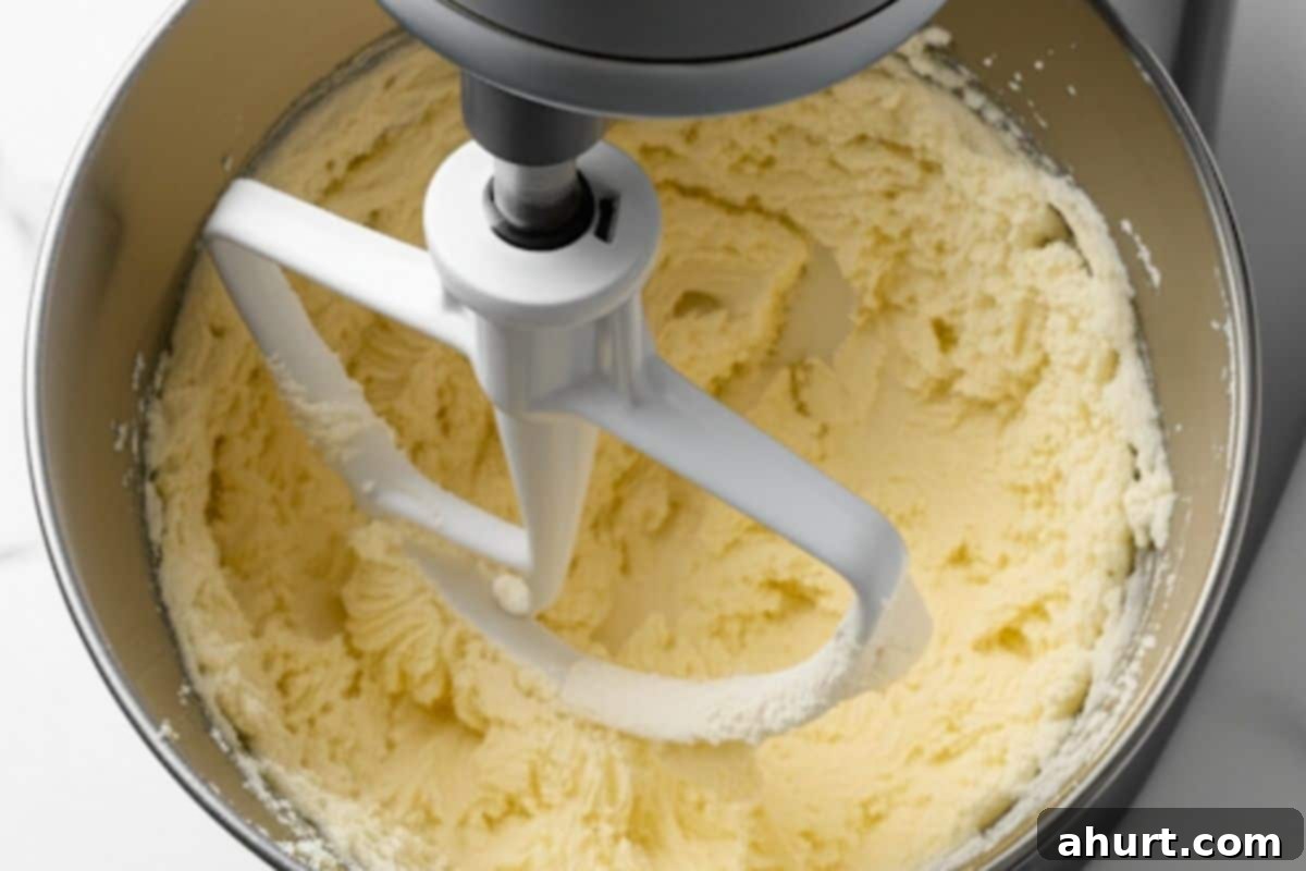 Frosted Nutty Bites 8 In a stand mixer beat the softened butter and granulated sugar on medium speed for 3 minutes.
