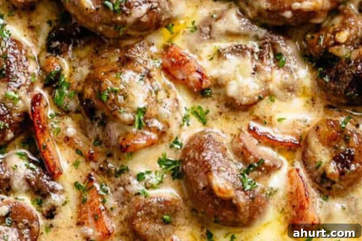 Creamy Garlic Mushrooms 10 Place the skillet under the broiler for 3-5 minutes until the cheese is melted.