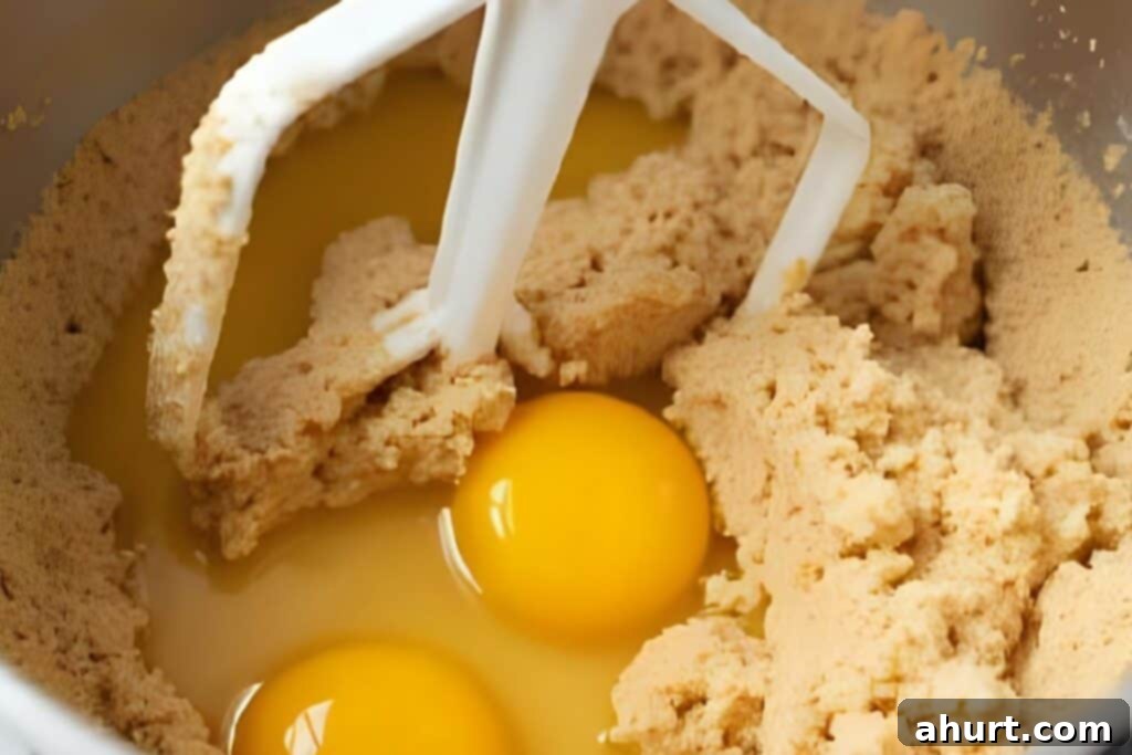 Classic Snickerdoodle Cookies 5 Step 2: Cream butter and sugars, then add eggs and vanilla