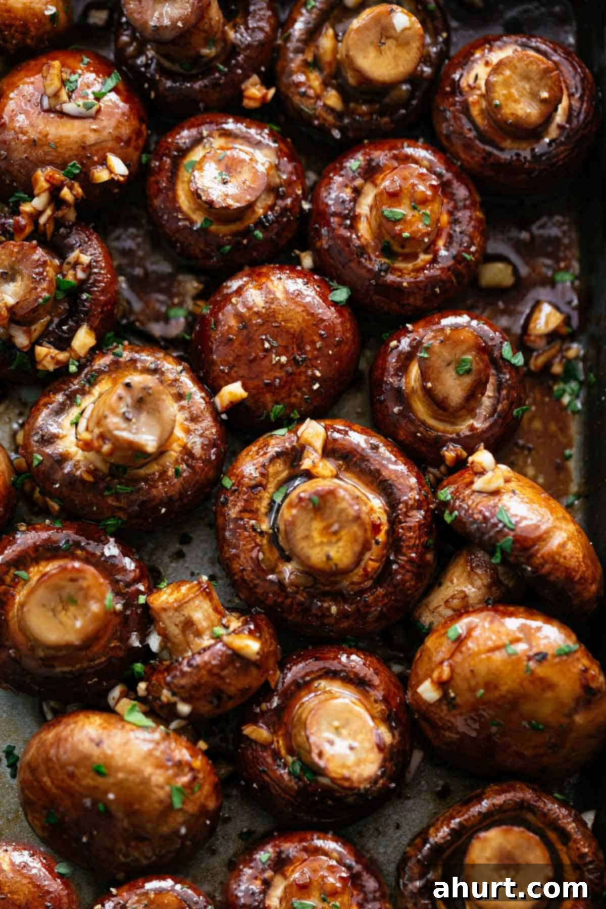 Balsamic Soy Glazed Roasted Mushrooms 2 Delicious Roasted Mushrooms with balsamic soy