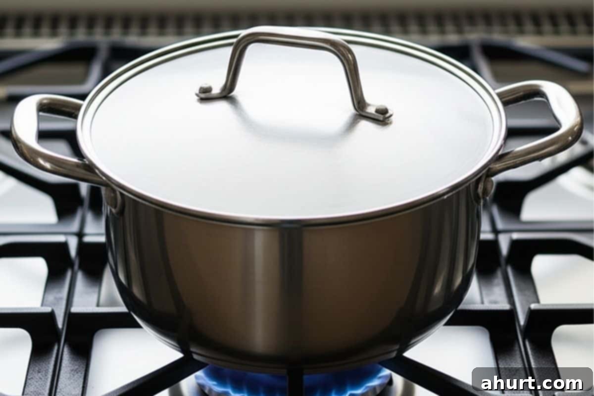 The Ultimate Egg Salad 5 cover the pot with a lid