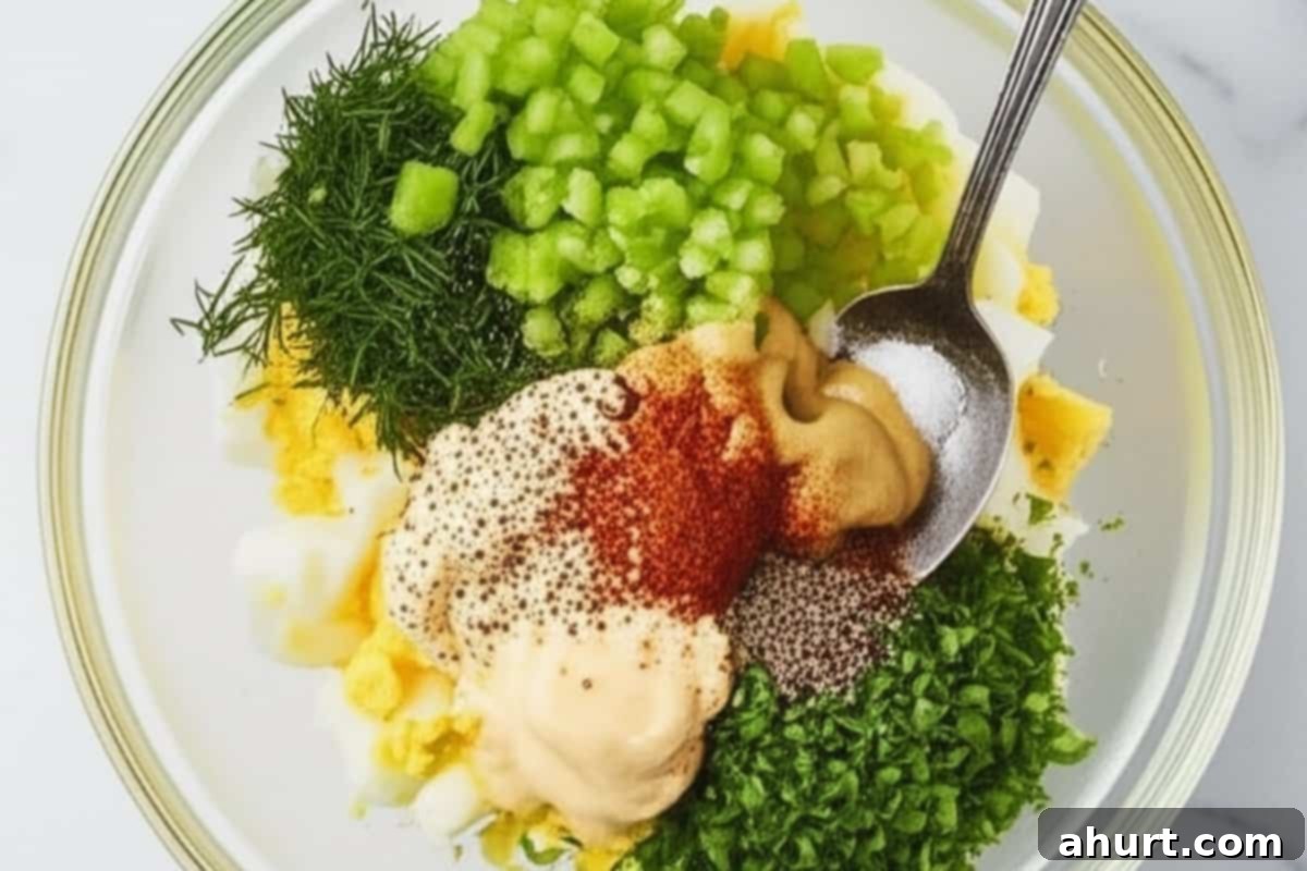 The Ultimate Egg Salad 8 gently fold the rest of the ingredients