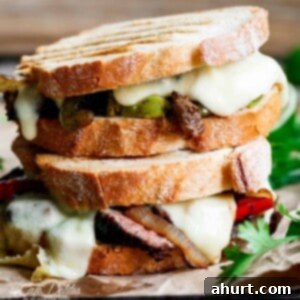 Ultimate Fajita Steak Grilled Cheese 8 Steak Fajita Grilled Cheese with grilled bread