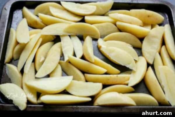 Chipotle Mexican Beef Wedges 4 Raw potato Wedges