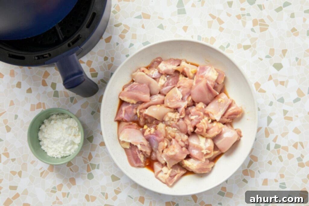 Crispy Air Fryer Teriyaki Chicken Thighs 6 img 87634 5