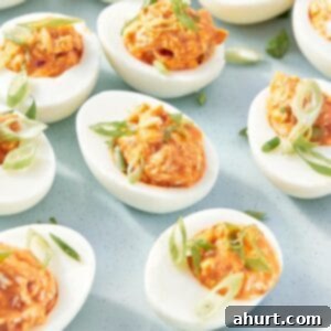 Spicy Buffalo Chicken Deviled Eggs 9 Buffalo Deviled Poached Eggs