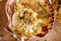 Parmesan Crusted Garlic Butter Scallops