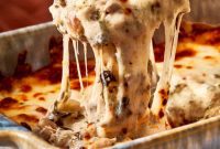 Baked Four Cheese Lasagna Dip