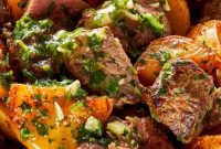 Effortless Air Fryer Steak and Potato Medley